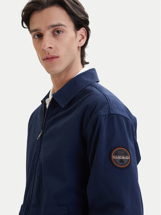 Napapijri Napapijri Giacca di jeans A-Arrayanes NP0A4FI4 Blu scuro Regular Fit