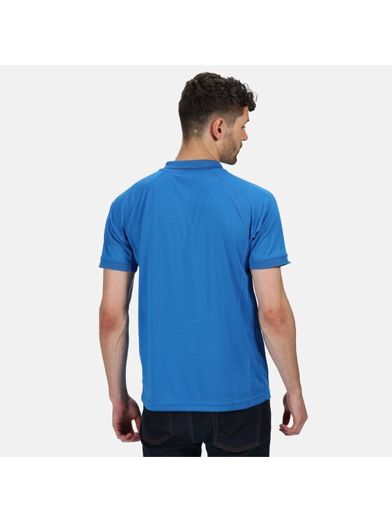 Regatta Regatta Polo Coolweave Błękitny Shirt Fit