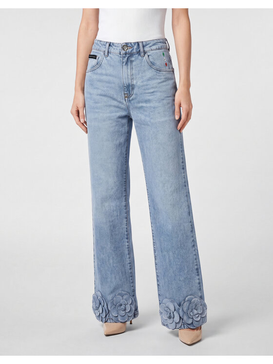 PHILIPP PLEIN PHILIPP PLEIN Jeans 31162 Blu Straight Fit