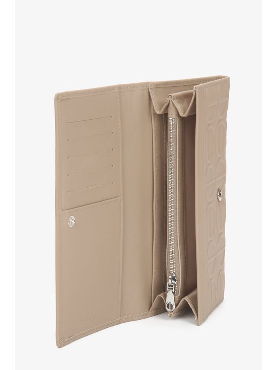 Estro Estro Portafoglio grande da donna ER00116597 Beige