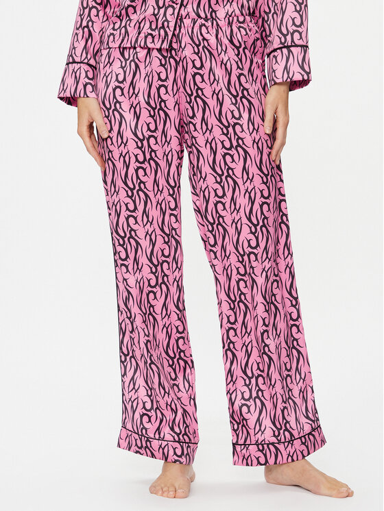 Bluebella Pantaloni scurți pijama Bluebella X Ashley Williams Tattoo 42198 Roz Regular Fit