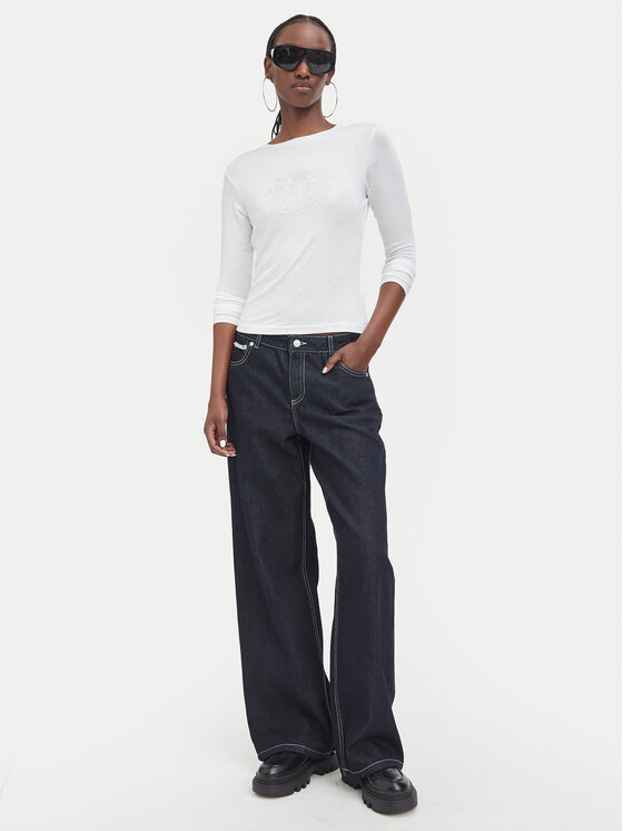 Juicy Couture Juicy Couture Bluză JCWCT226328 Alb Regular Fit