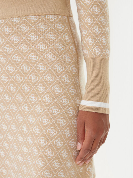 Guess Guess Sweater W5BR24 Z3JD2 Bézs Slim Fit
