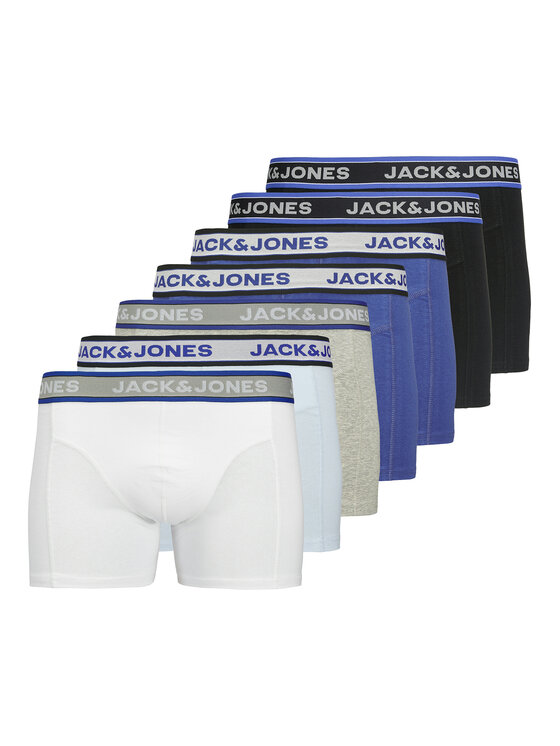 Jack&Jones Jack&Jones Set 7 perechi de boxeri Hudson 12282006 Colorat