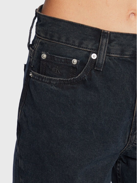 Calvin Klein Jeans Calvin Klein Jeans Дънки J20J220203 Черен Mom Fit
