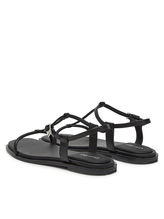 Calvin Klein Calvin Klein Sandaalid Flat Sandal Squared Buckle Lth HW0HW02556 Must