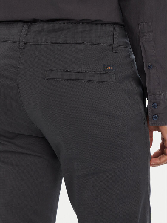 BOSS BOSS Chino kalhoty 50559154 Tmavomodrá Slim Fit