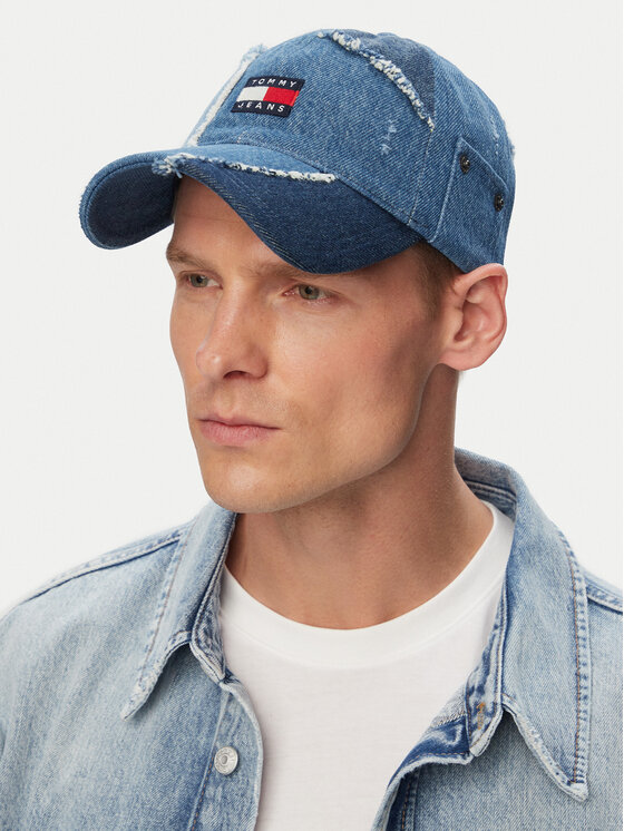 Tommy Hilfiger Tommy Hilfiger Kapa s šiltom AM0AM14195 Modra