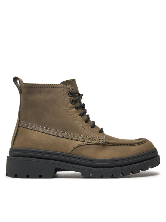 BOSS Boss Schnürstiefeletten Nebular 50529219 Grün