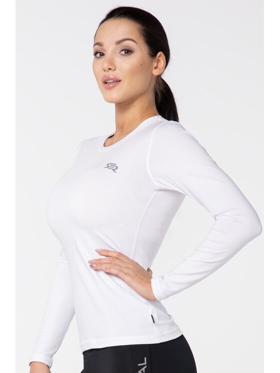 ROUGH RADICAL ROUGH RADICAL Koszulka techniczna EFFICIENT Biały Slim Fit