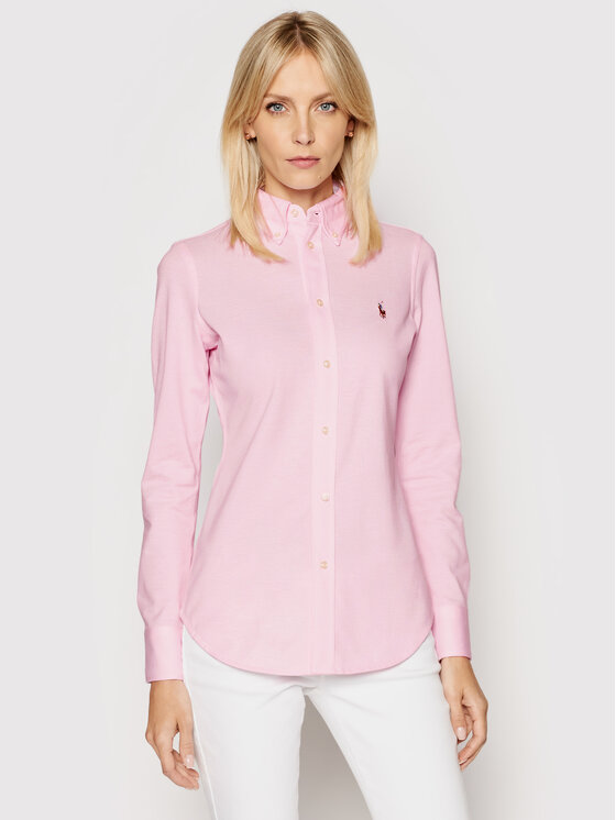 Polo Ralph Lauren Polo Ralph Lauren Camicia Heidi 211664427002 Rosa Slim Fit