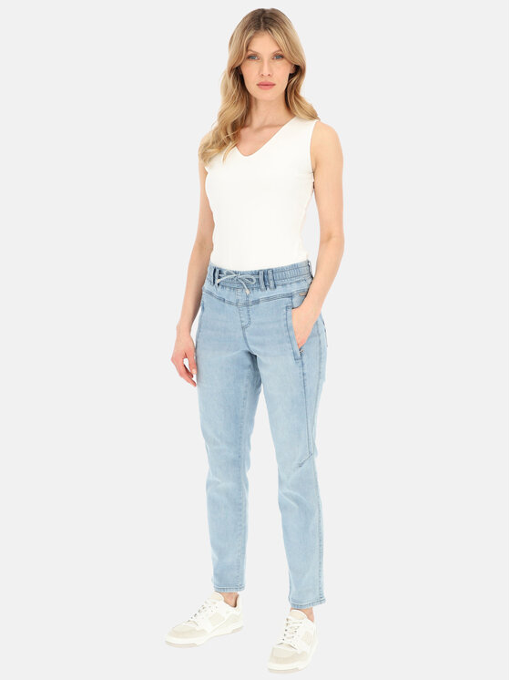 Red Button Red Button Spodnie damskie Tessy Niebieski Relaxed Fit