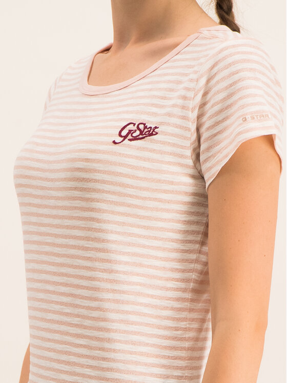 G-Star Raw G-Star Raw T-Shirt D14712-9024-A676 Růžová Regular Fit