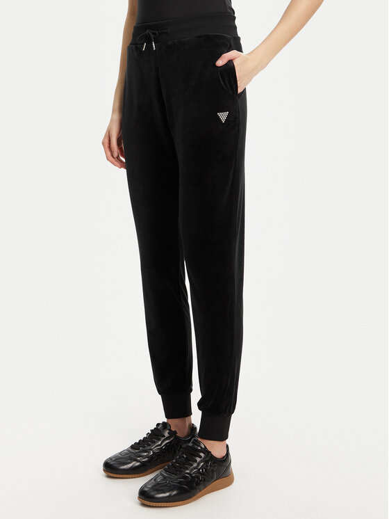 Guess Guess Спортивні штани V3BB27 K0232 Чорний Regular Fit