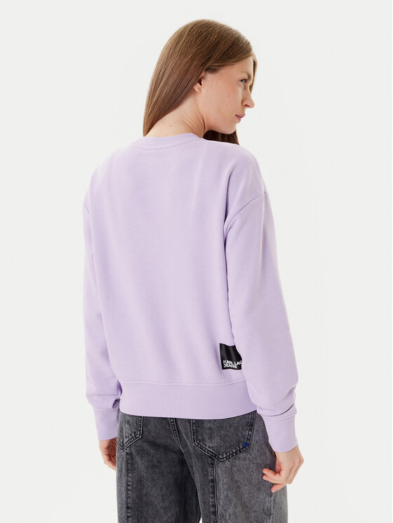 Karl Lagerfeld Jeans Karl Lagerfeld Jeans Sweatshirt A1W20005 Violett Regular Fit