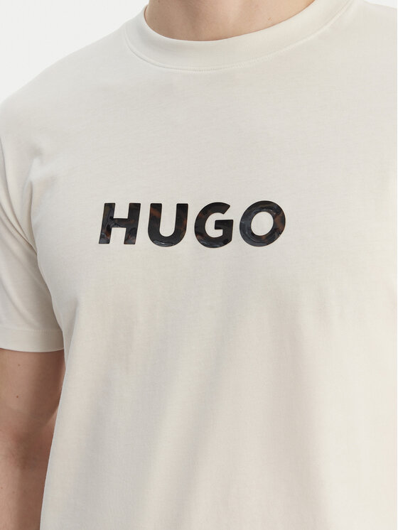 HUGO HUGO Póló Dumeo 50557437 Ekru Regular Fit