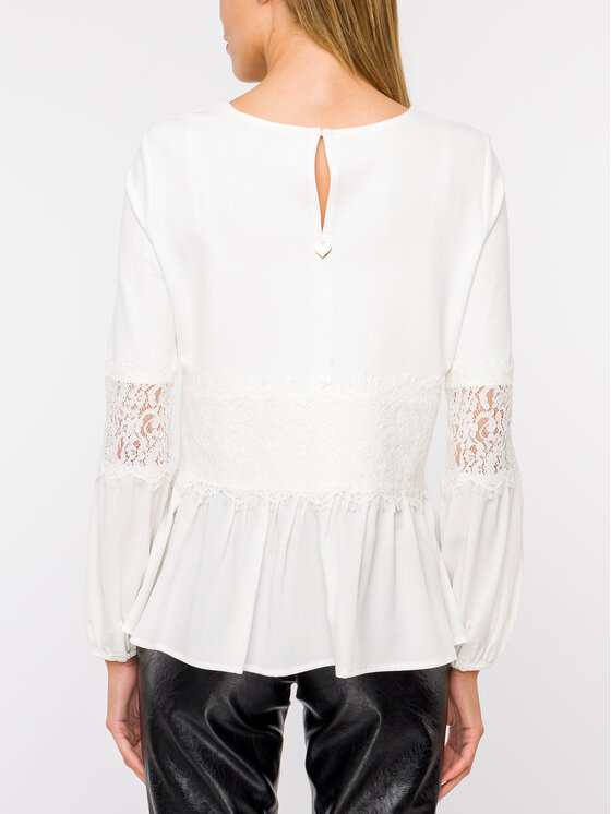 TWINSET TWINSET Bluse 192TT2213 Weiß Regular Fit