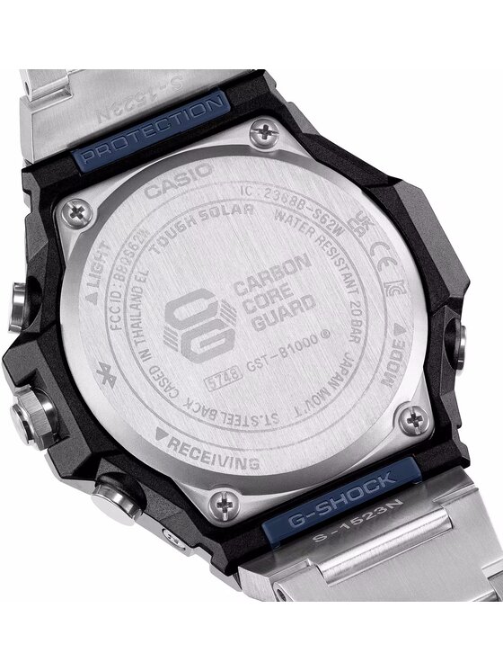Casio Casio Hodinky GST-B1000D-2AER Strieborná