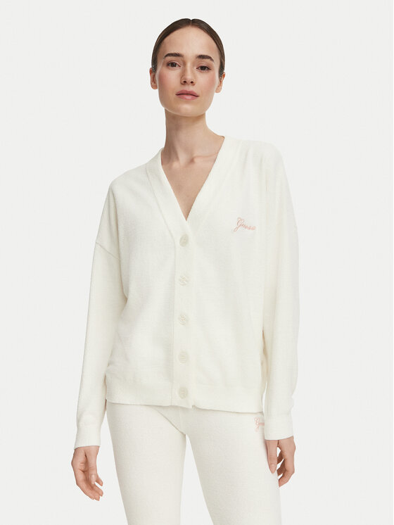 Guess Guess Kardigan O6BR01 Z1143 Kreemjas Relaxed Fit