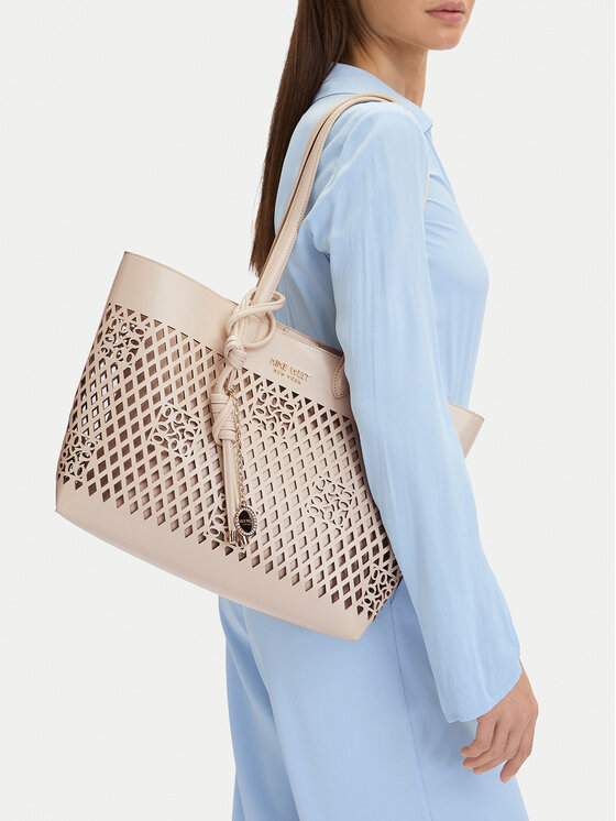 Nine West Nine West Дамска чанта CEO-Bleeker Petal-LDA8699A Розов