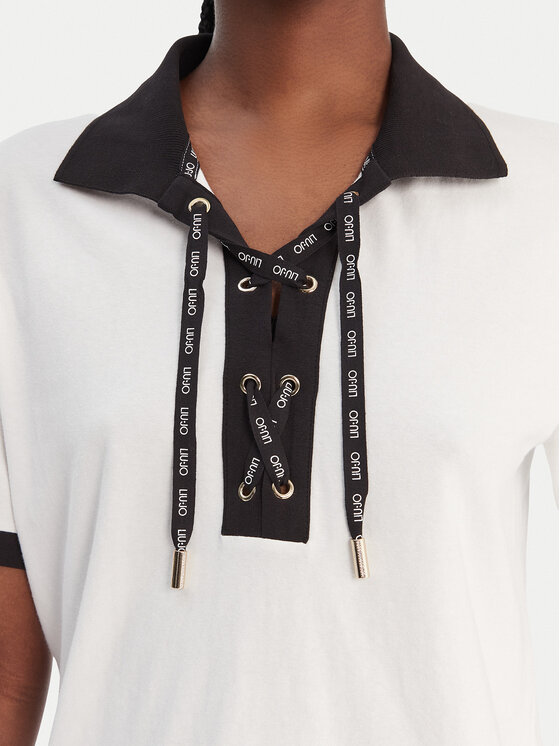 Liu Jo Sport Liu Jo Sport T-krekls TA6176 JS003 Écru Regular Fit