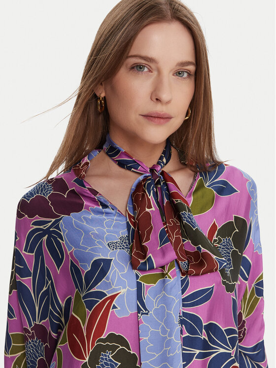 Lola Casademunt by Maite Lola Casademunt by Maite Πουκάμισο MF2515003 Μωβ Loose Fit
