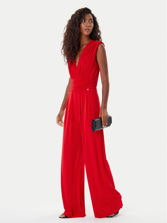 Rinascimento Rinascimento Jumpsuit CFC0126184003 Rot Regular Fit