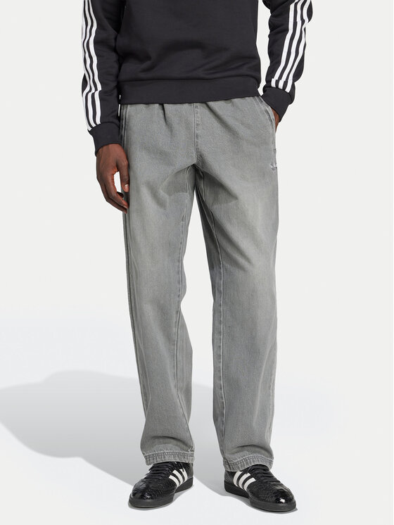 adidas Blugi adicolor Denim Stone JW5920 Gri Regular Fit