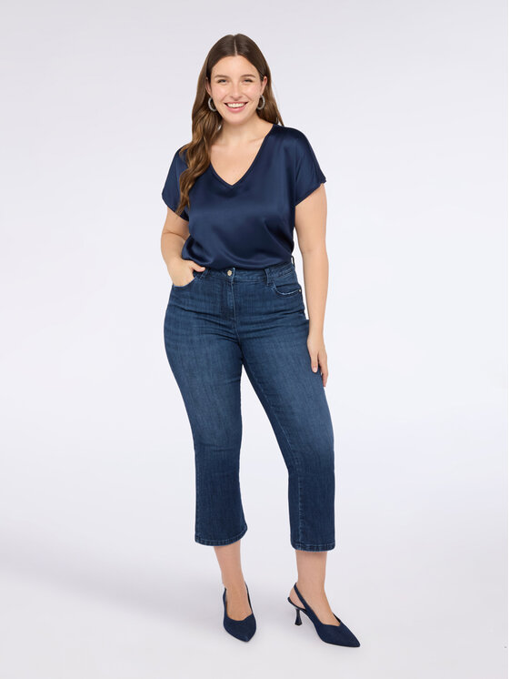 Fiorella Rubino Fiorella Rubino T-shirt G063L508553N034 Blu Regular Fit