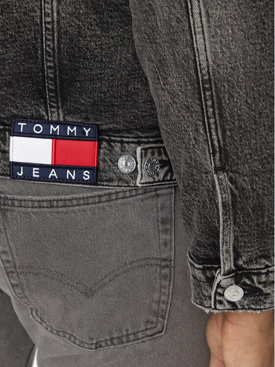 Tommy Jeans Tommy Jeans Geacă de blugi Isaac DM0DM19362 Gri Regular Fit