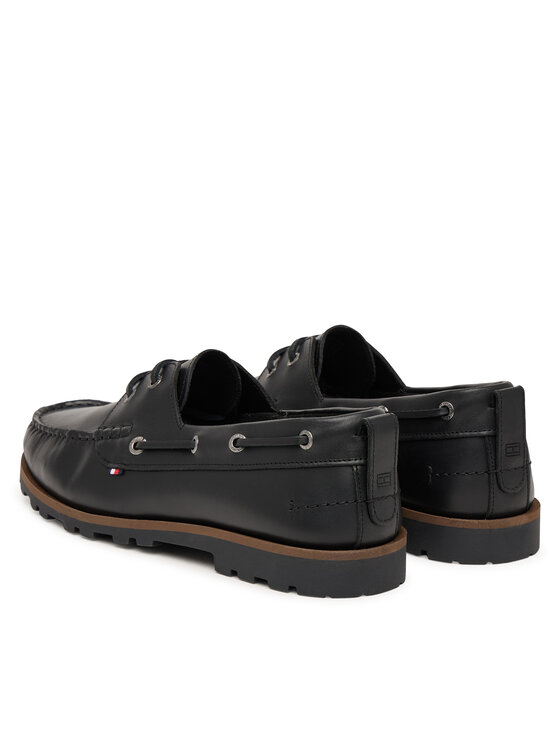 Tommy Hilfiger Tommy Hilfiger Mokasíny Light Lth FM0FM05746 Čierna