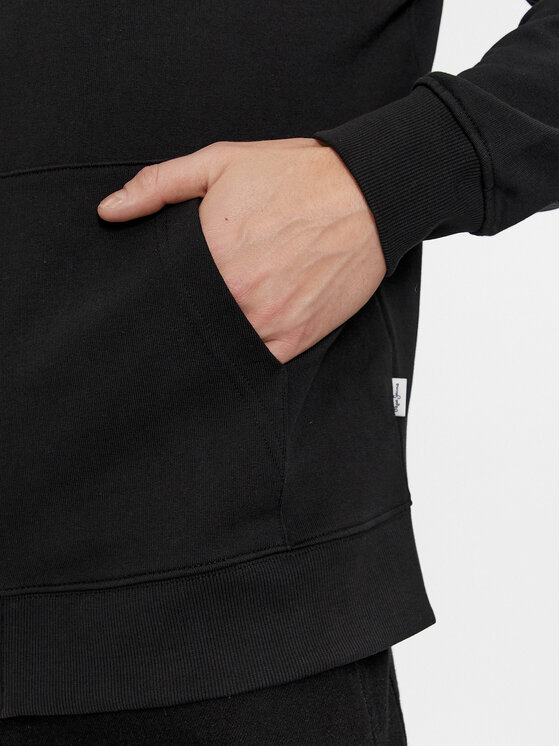 Pepe Jeans Pepe Jeans Mikina Joe Zip PM582572 Černá Regular Fit