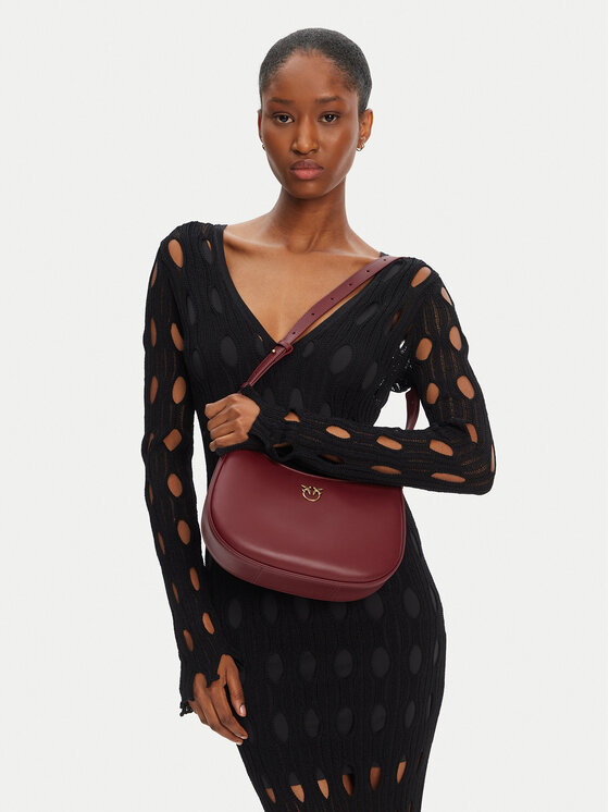 PINKO PINKO Дамска чанта Half Moon Mini Fl 102790 A0F1 Бордо