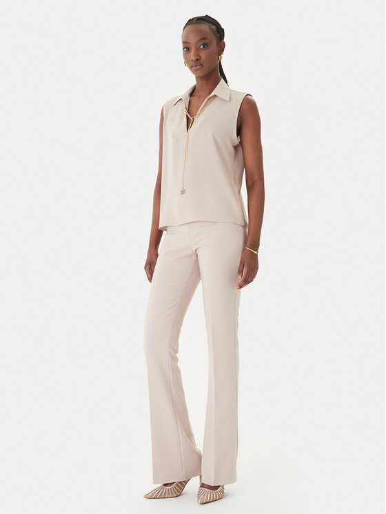 Rinascimento Rinascimento Majica CFC0127446003 Bež Regular Fit