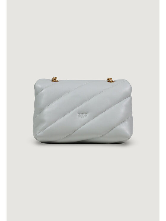 PINKO PINKO Τσάντα LOVE PUFF MINI CL SHEEP NAPPA Γκρι
