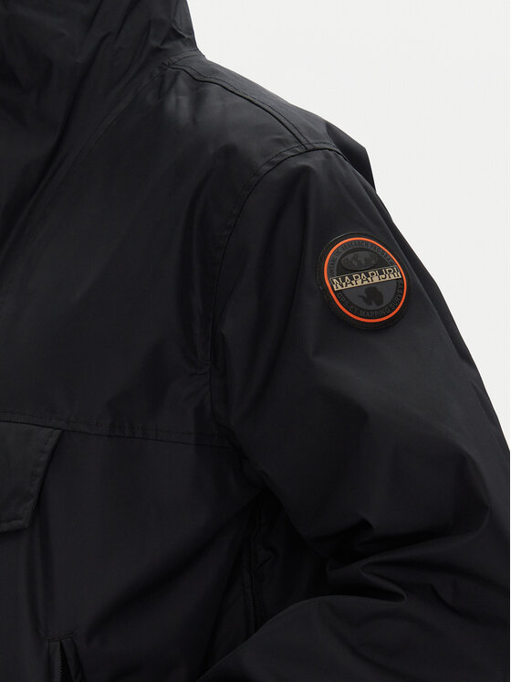 Napapijri Napapijri Kurtka anorak Rainforest Next Sum NP0A4ILW Czarny Loose Fit