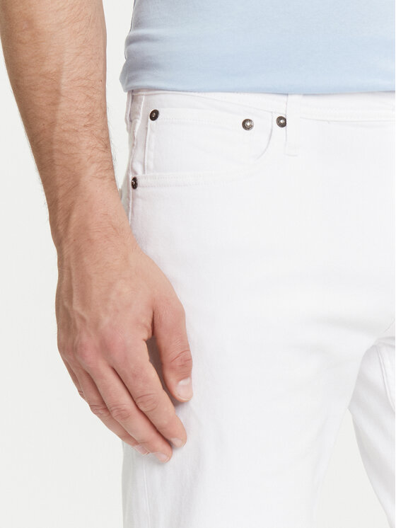 Jack&Jones Jack&Jones Kratke traperice Rick 12274985 Bijela Regular Fit