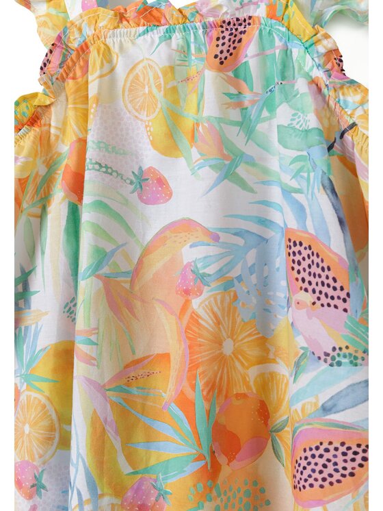 MINOTI MINOTI Sukienka codzienna 22dress55 Pomarańczowy Regular Fit