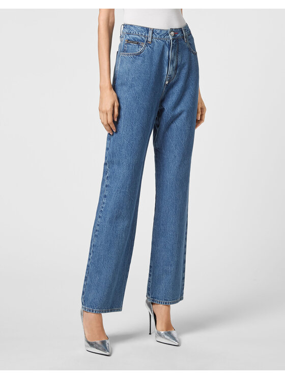 PHILIPP PLEIN PHILIPP PLEIN Jeansy 3163 Czarny Loose Fit