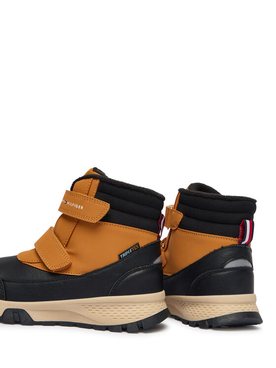 Tommy Hilfiger Tommy Hilfiger Stivali da neve Velcro Bootie T1X5-34134-1592 D Nero