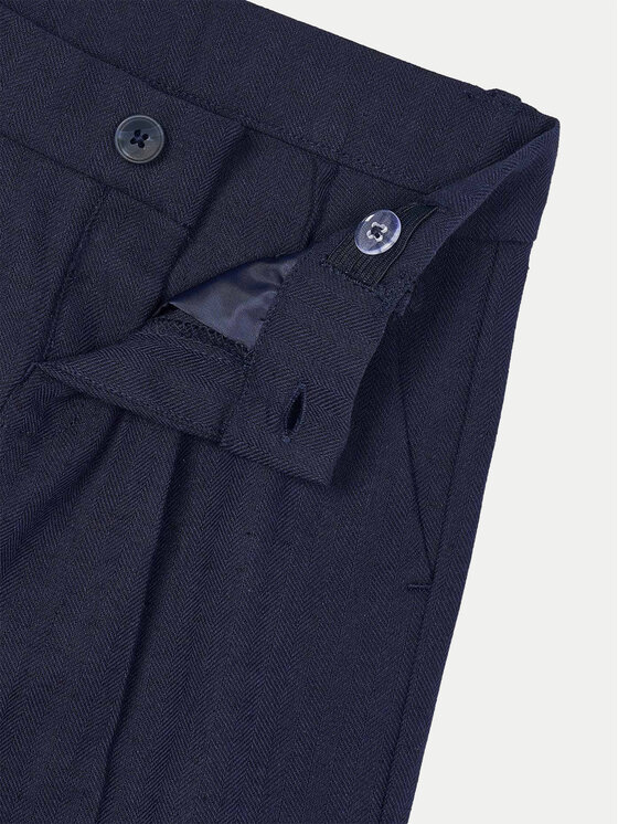Mayoral Mayoral Hlače iz tkanine 3563 Mornarsko modra Slim Fit