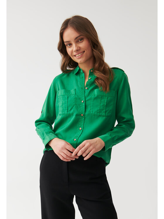 TATUUM TATUUM Koszula KORSANA Zielony Classic Fit
