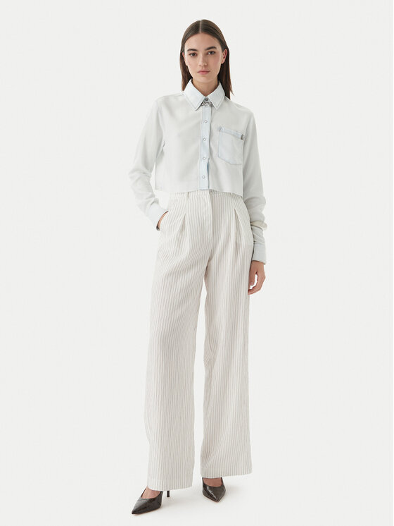 Patrizia Pepe Patrizia Pepe Särk 2C1665/D9A0-CB20 Helesinine Regular Fit