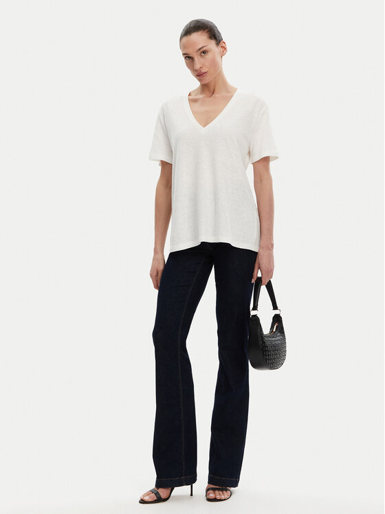 ACCESS FASHION ACCESS FASHION T-shirt 53-2148-611 Bijela Regular Fit