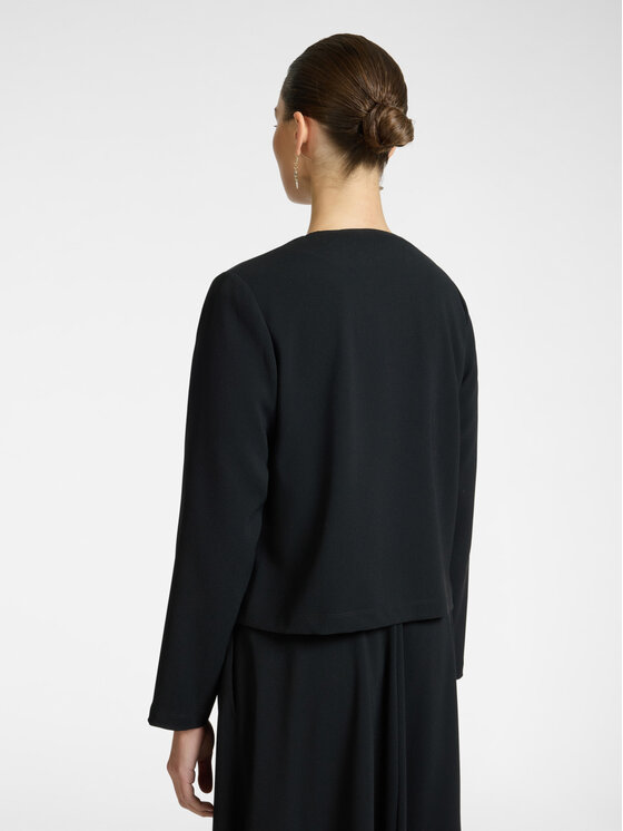 Elena Mirò Elena Mirò Giacca di transizione R054P000090N033 Nero Boxy Fit