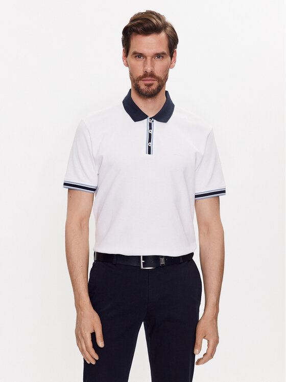 Pierre Cardin Polo 20714/000/2052 Bijela Regular Fit