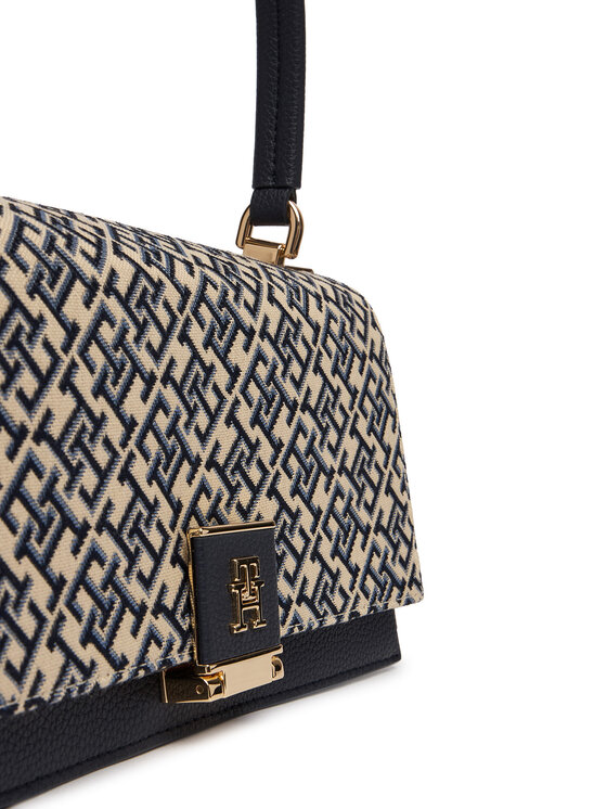 Tommy Hilfiger Tommy Hilfiger Kabelka Th Her Med Crossover Jacqu AW0AW18638 Tmavomodrá
