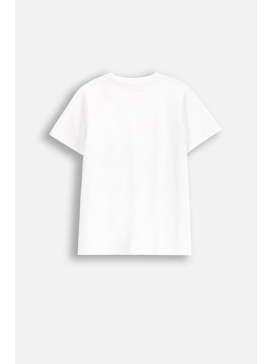 Coccodrillo Coccodrillo T-Shirt WC5143203DBJ-001 Biały Regular Fit