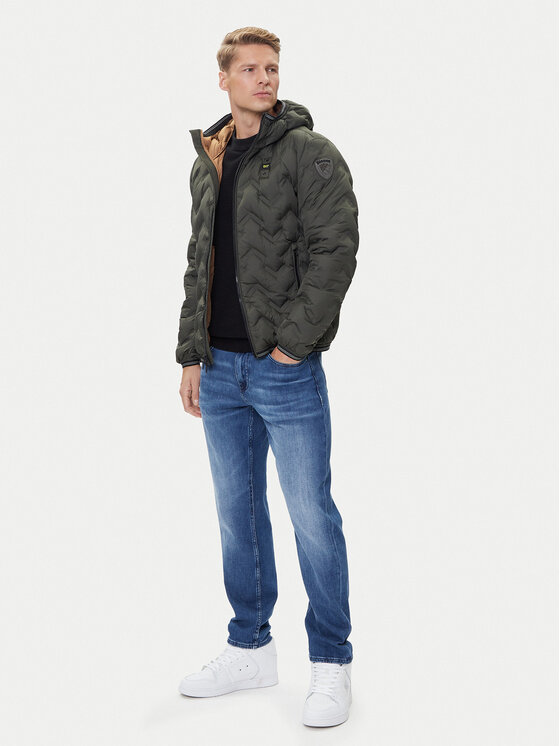 Blauer Blauer Μπουφάν πουπουλένιο 25WBLUC03233 Πράσινο Regular Fit