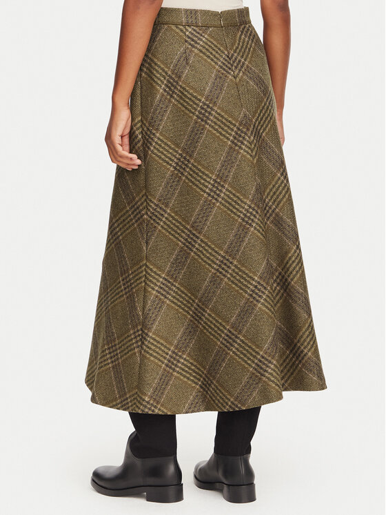 Luisa Spagnoli Luisa Spagnoli Spódnica midi Francobollo 543483 Brązowy jasny Regular Fit